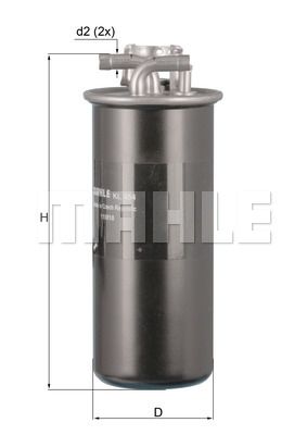 MAHLE Топливный фильтр KL 454