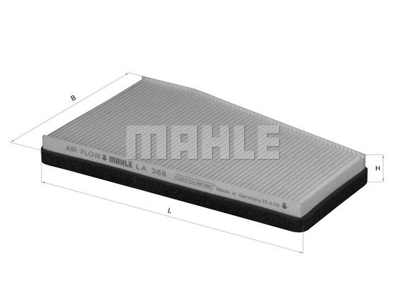 MAHLE Filtrs, Salona telpas gaiss LA 368