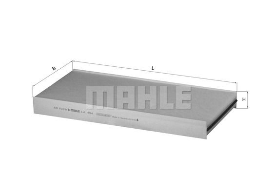 MAHLE Filtrs, Salona telpas gaiss LA 494