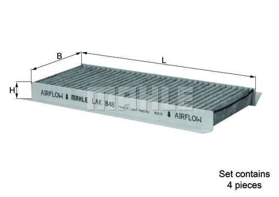 MAHLE Filtrs, Salona telpas gaiss LAK 848/S