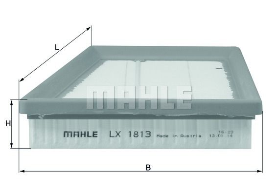 MAHLE Воздушный фильтр LX 1813