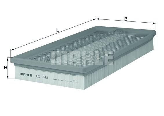 MAHLE Воздушный фильтр LX 348