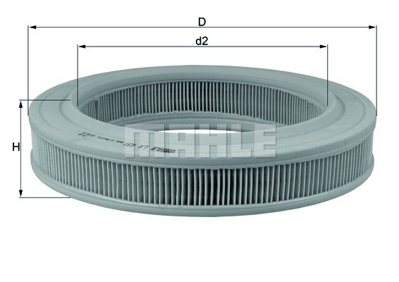 MAHLE Gaisa filtrs LX 431