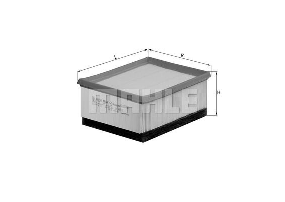 MAHLE Gaisa filtrs LX 645/1