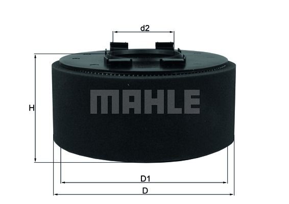 MAHLE Воздушный фильтр LX 870