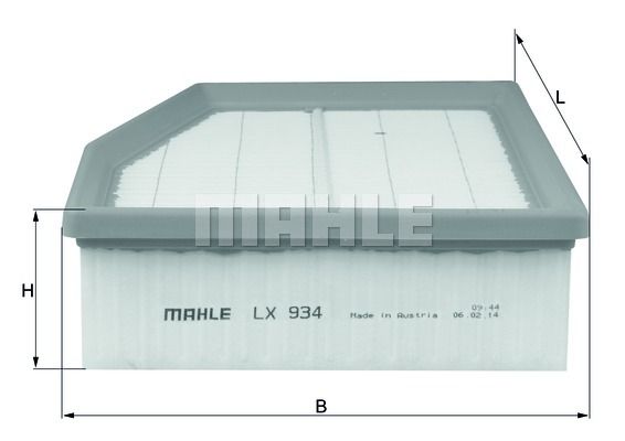 MAHLE Gaisa filtrs LX 934