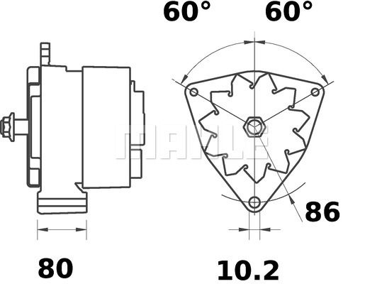 MAHLE Ģenerators MG 289