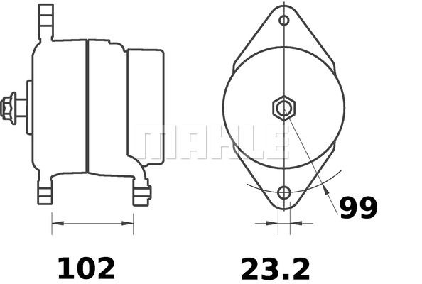 MAHLE Ģenerators MG 490