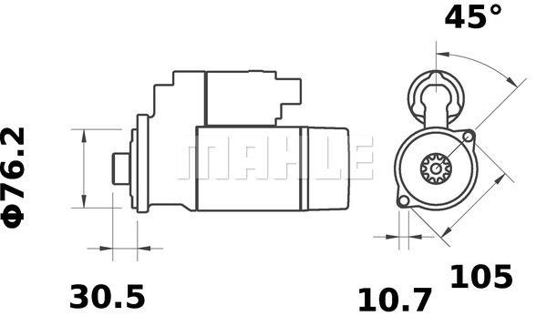 MAHLE Стартер MS 359