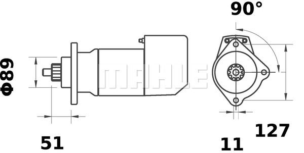 MAHLE Стартер MS 569