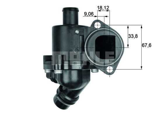 MAHLE Термостат, охлаждающая жидкость TM 3 100