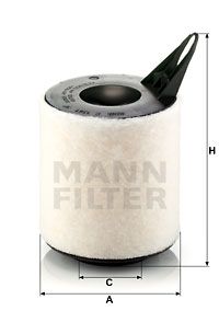 MANN-FILTER Воздушный фильтр C 1361