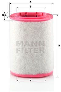 MANN-FILTER Gaisa filtrs C 18 161