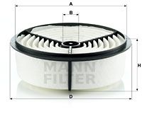 MANN-FILTER Gaisa filtrs C 2262