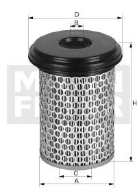 MANN-FILTER Воздушный фильтр C 24 650