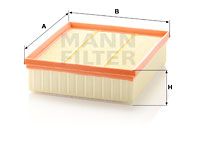 MANN-FILTER Воздушный фильтр C 25 122