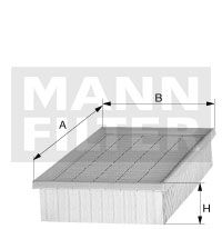 MANN-FILTER Воздушный фильтр C 2860/2