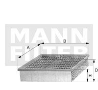 MANN-FILTER Gaisa filtrs C 35 104