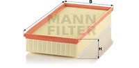 MANN-FILTER Gaisa filtrs C 39 002