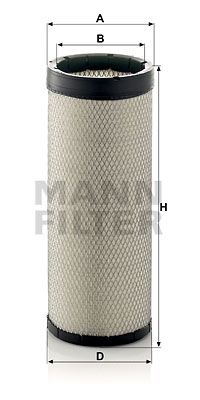 MANN-FILTER Sekundārā gaisa filtrs CF 1800