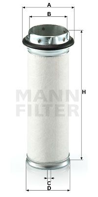 MANN-FILTER Sekundārā gaisa filtrs CF 711