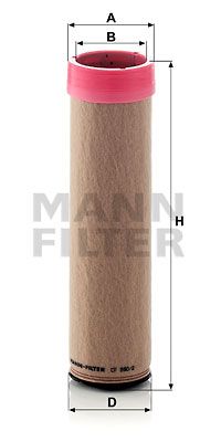MANN-FILTER Sekundārā gaisa filtrs CF 990/2