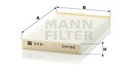 MANN-FILTER Фильтр, воздух во внутренном пространстве CU 15 001