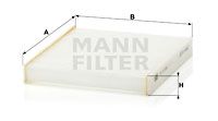 MANN-FILTER Фильтр, воздух во внутренном пространстве CU 16 001