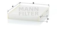 MANN-FILTER Filtrs, Salona telpas gaiss CU 19 001