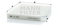 MANN-FILTER Фильтр, воздух во внутренном пространстве CU 2043