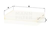 MANN-FILTER Filtrs, Salona telpas gaiss CU 21 009