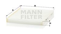 MANN-FILTER Фильтр, воздух во внутренном пространстве CU 2129