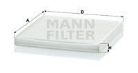 MANN-FILTER Filtrs, Salona telpas gaiss CU 2131
