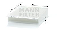 MANN-FILTER Фильтр, воздух во внутренном пространстве CU 2143