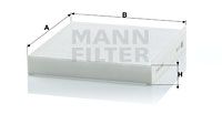 MANN-FILTER Фильтр, воздух во внутренном пространстве CU 2232