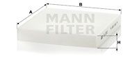 MANN-FILTER Filtrs, Salona telpas gaiss CU 2253