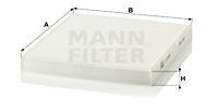 MANN-FILTER Фильтр, воздух во внутренном пространстве CU 23 009