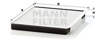 MANN-FILTER Filtrs, Salona telpas gaiss CU 2331