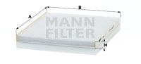 MANN-FILTER Фильтр, воздух во внутренном пространстве CU 2336