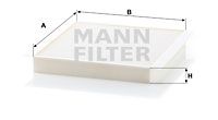 MANN-FILTER Filtrs, Salona telpas gaiss CU 2356