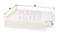 MANN-FILTER Filtrs, Salona telpas gaiss CU 24 017