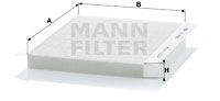 MANN-FILTER Фильтр, воздух во внутренном пространстве CU 2422