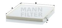 MANN-FILTER Filtrs, Salona telpas gaiss CU 2434