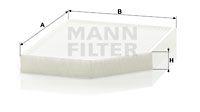 MANN-FILTER Filtrs, Salona telpas gaiss CU 2450