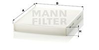MANN-FILTER Filtrs, Salona telpas gaiss CU 2533-2