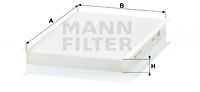 MANN-FILTER Фильтр, воздух во внутренном пространстве CU 2629