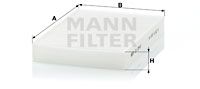 MANN-FILTER Фильтр, воздух во внутренном пространстве CU 2945