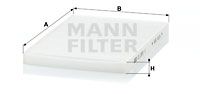 MANN-FILTER Filtrs, Salona telpas gaiss CU 2951/1