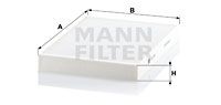 MANN-FILTER Filtrs, Salona telpas gaiss CU 3037