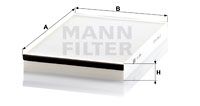 MANN-FILTER Filtrs, Salona telpas gaiss CU 3054
